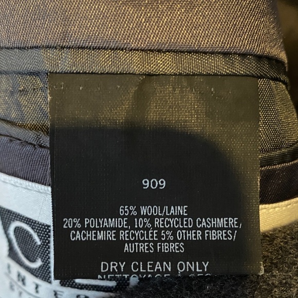 Wool Cashmere Men’s Charcoal Gray Blazer European Style Vintage Old Money - Picture 8 of 14